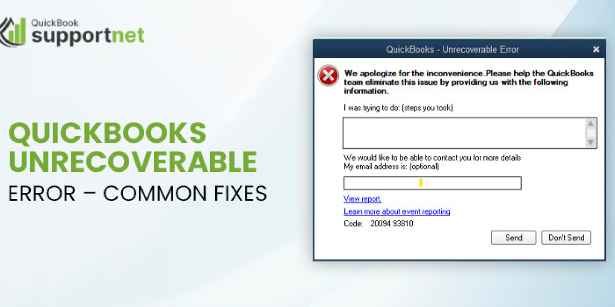 QuickBooks Unrecoverable Error Support – Fast and Reliable Fixes
