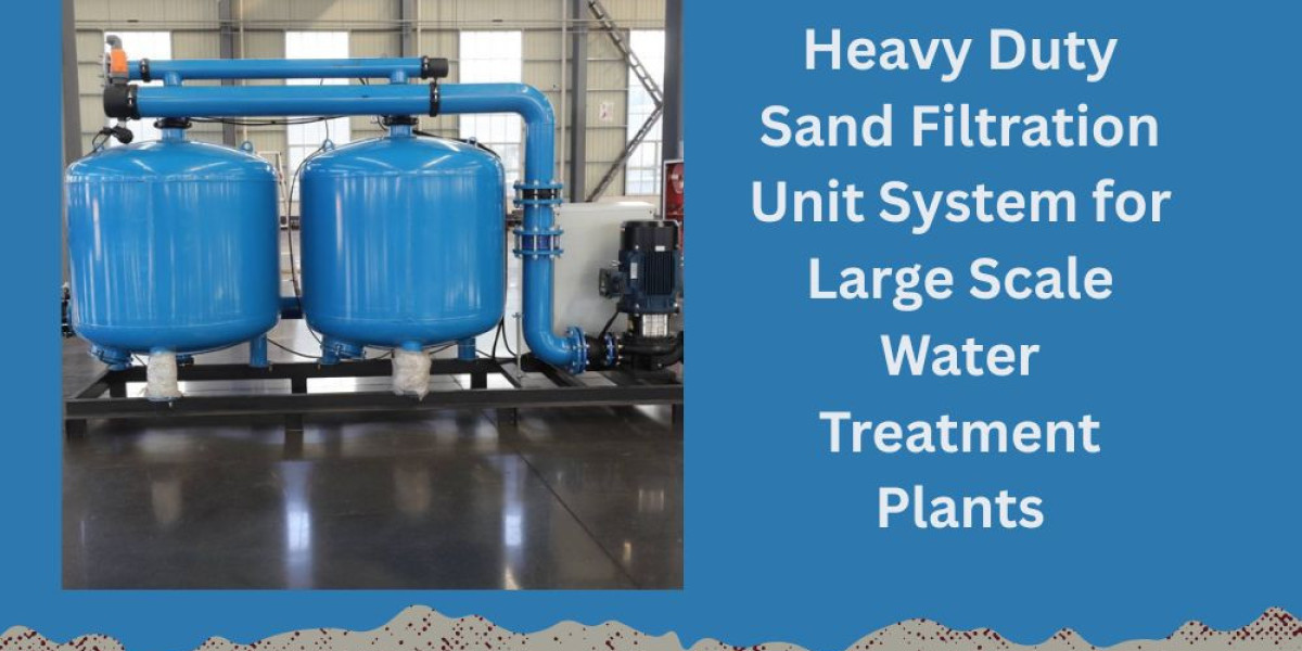 Heavy Duty Sand Filtration Unit System for Large Scale Water Treatment Plants