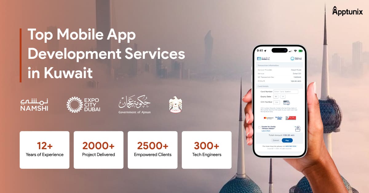 Mobile App Development Company in Kuwait | Apptunix