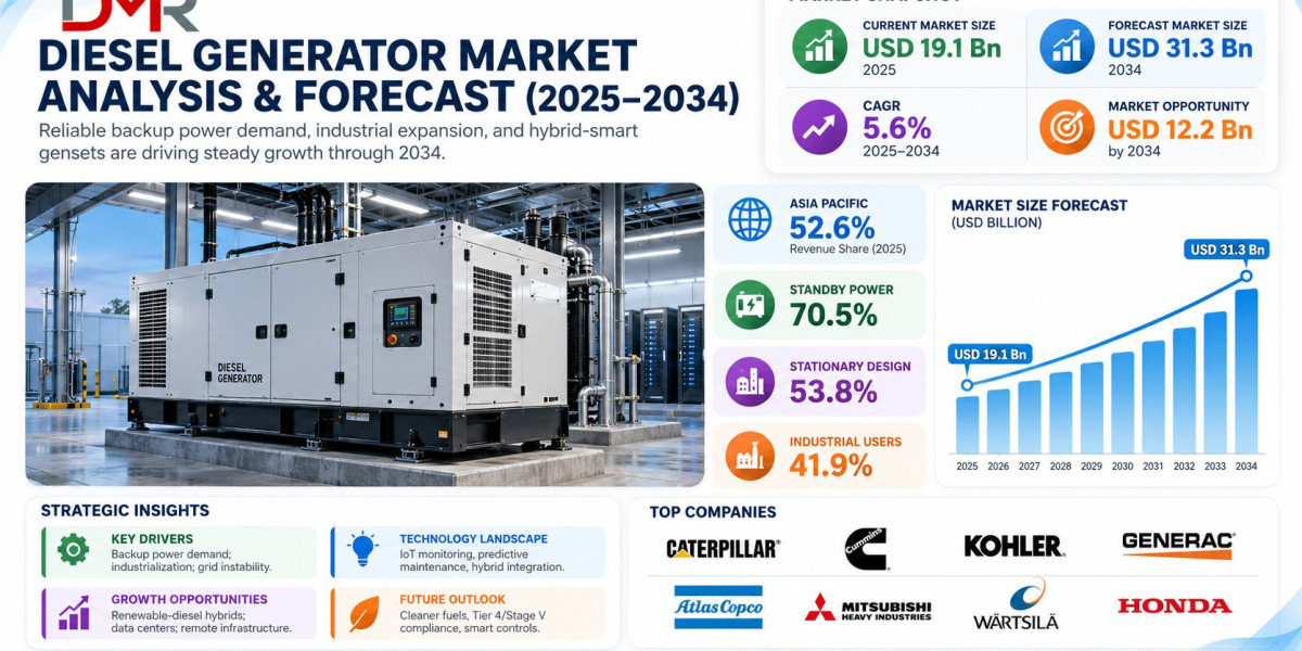 Diesel Generator Market Outlook 2026: Key Trends, Demand and Opportunities
